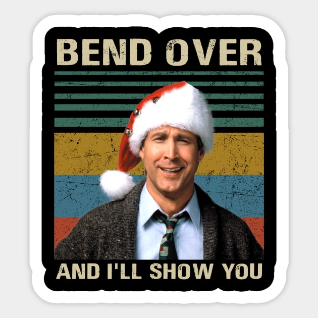 Griswold Bend Over And I ll Show You Clark Vintage National Lampoon Sticker by Leblancd Nashb